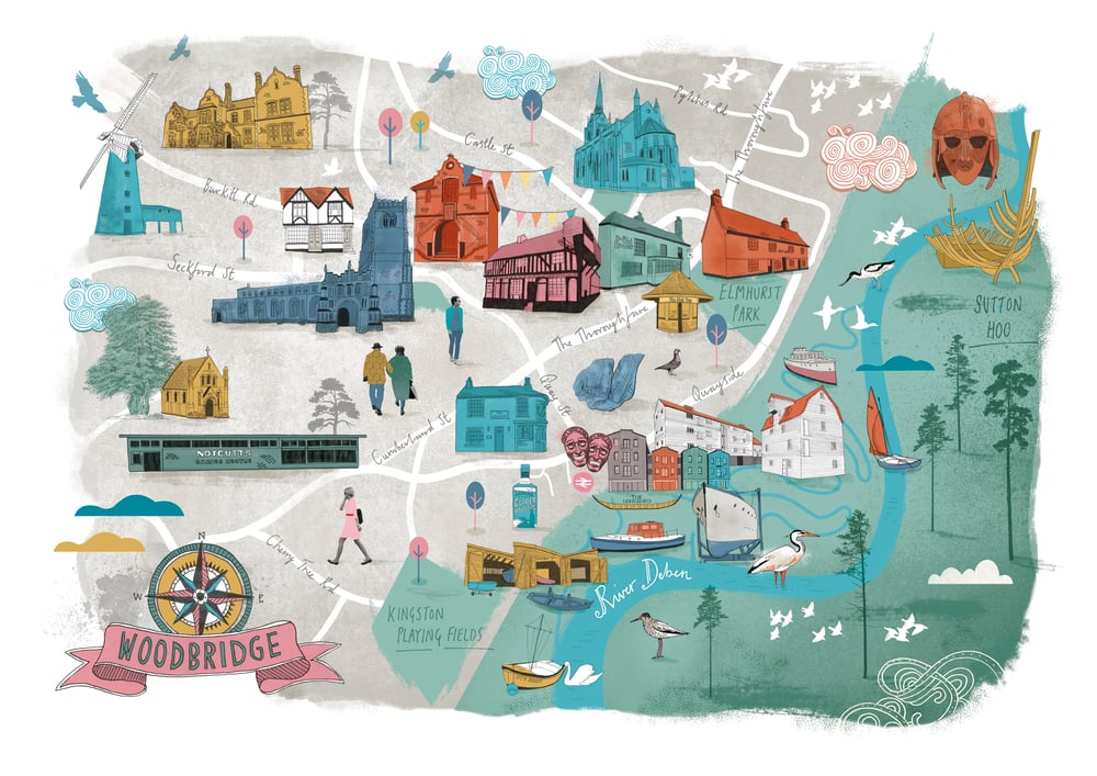 Image of Map of Woodbridge