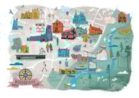 Image 1 of Map of Woodbridge