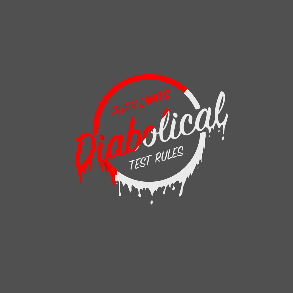 "Drip" Logo small single color die cut 5" by 5"