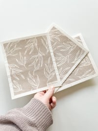 Image 1 of Carrés écologiques lavables Collection LEAF 