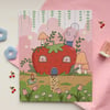 Strawberry House Mini Print