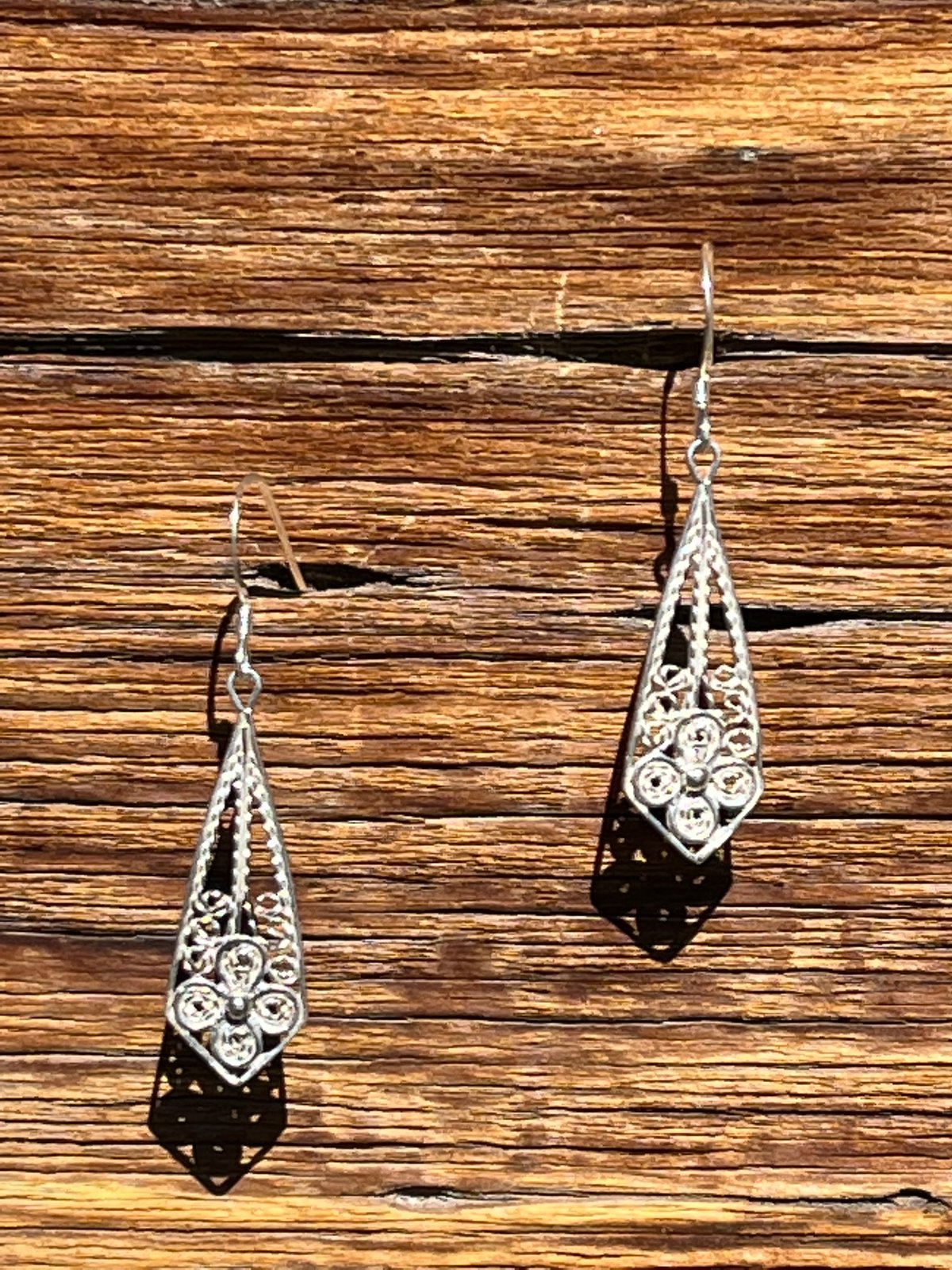 Big Double Circle Earrings Mexican Sterling Silver Filigree From Taxco –  CARAPAN, MEXICAN ART GALLERY SINCE 1950.