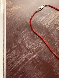Image 4 of TINY RED NECKLACE