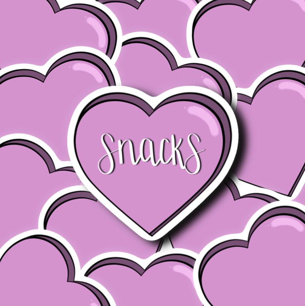 Image of Conversation Heart Sticker (add comment to customize!)