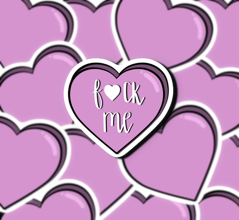Image of Conversation Heart Sticker (add comment to customize!)