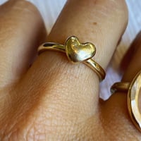 Image 2 of Heart of Gold Ring