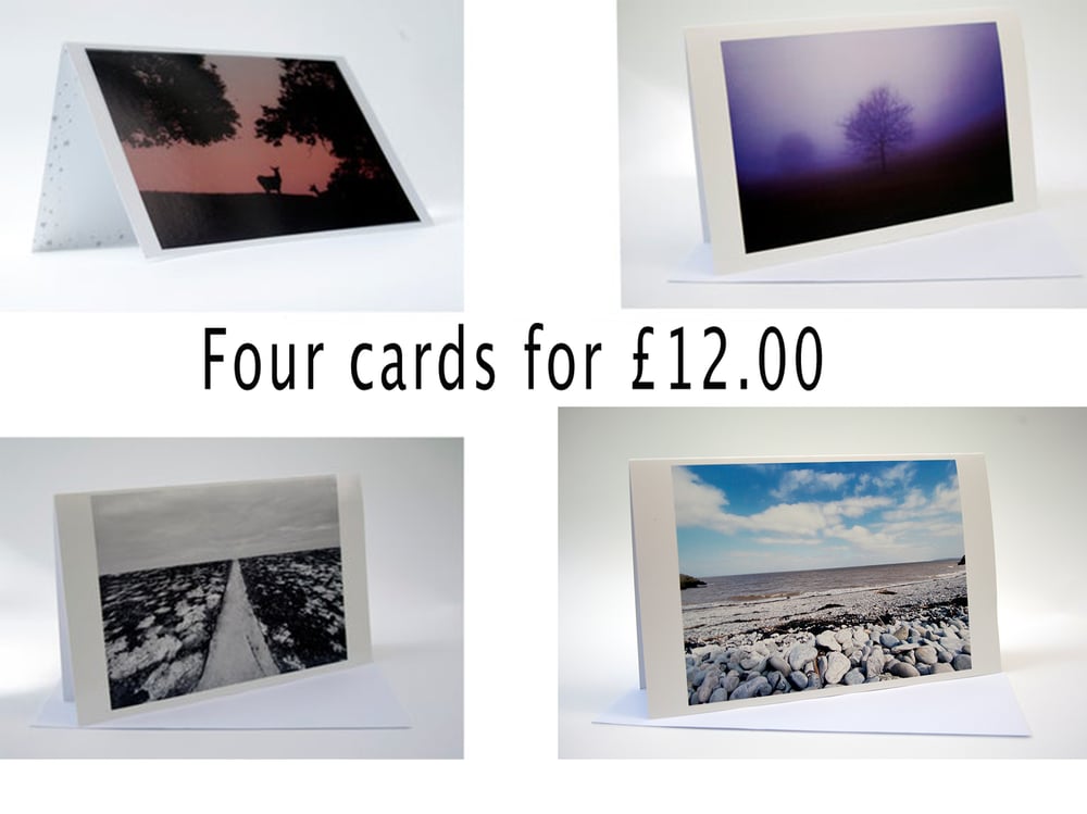 Image of Four cards for £12.00