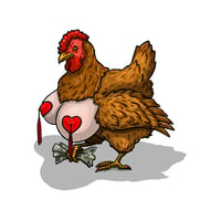 Image 1 of Chicken Stripper (12X12)