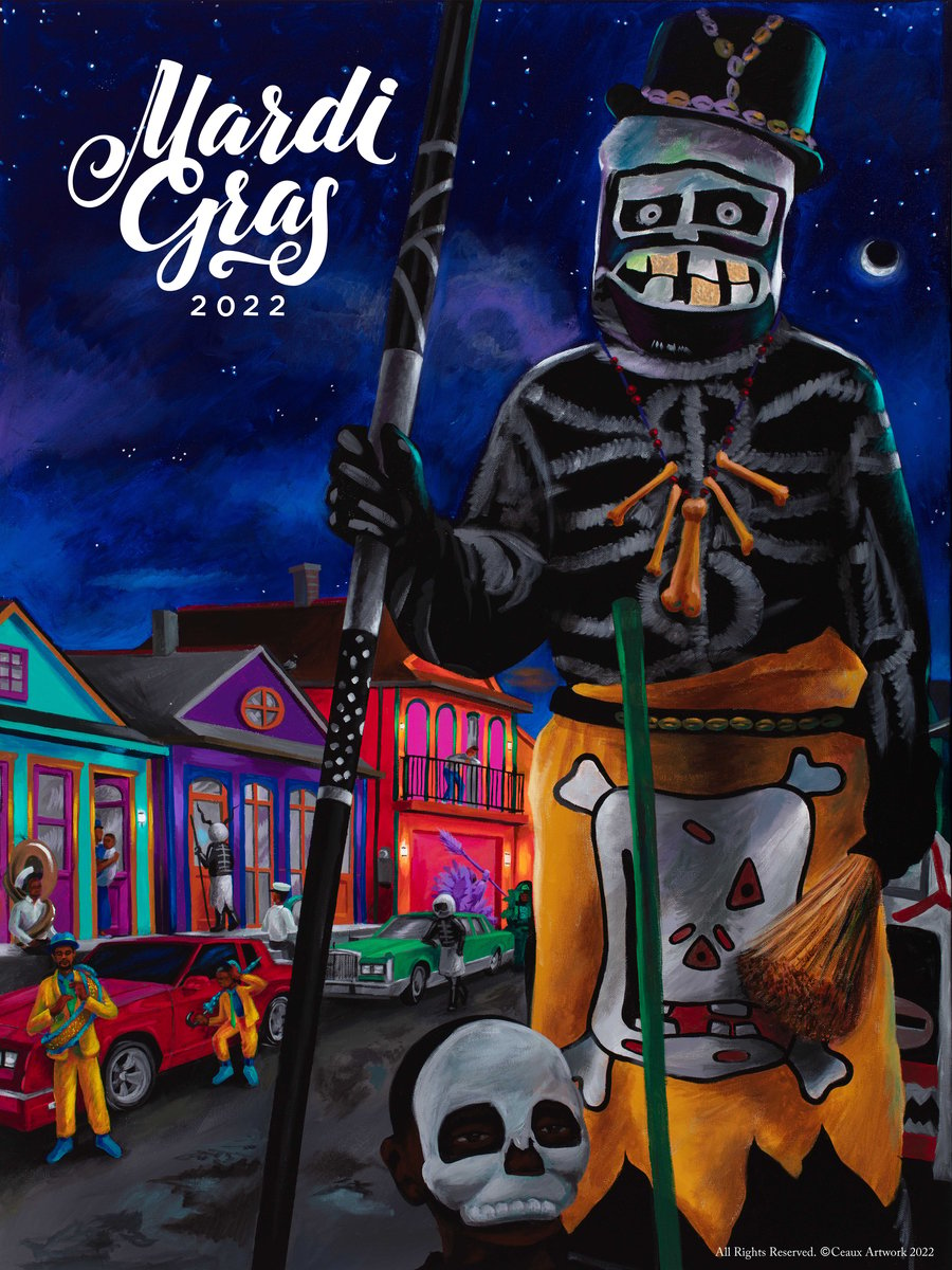 Image of Mardi Gras Poster 2022