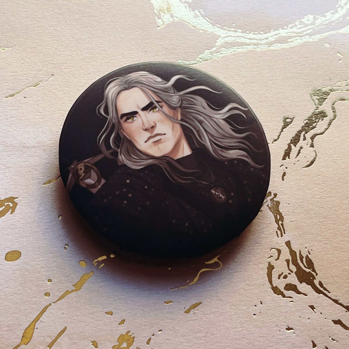 witcher matte buttons