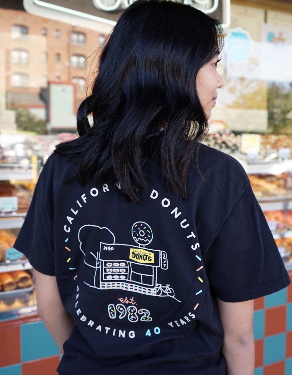 Image of CA Donuts 40th Anniversary T-Shirt