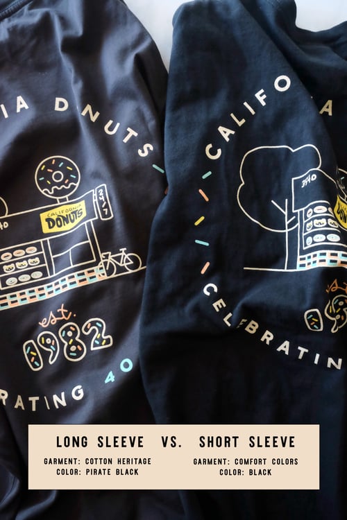 Image of CA Donuts 40th Anniversary Long Sleeve