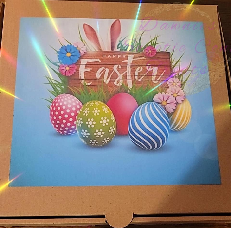 Image of Easter Pizza Sweet Boxes