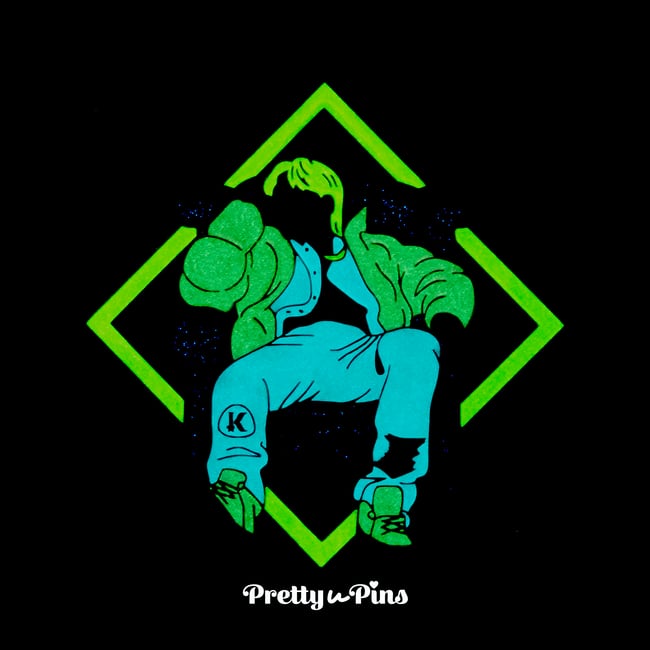 EXO KAI GLOW IN THE DARK PIN