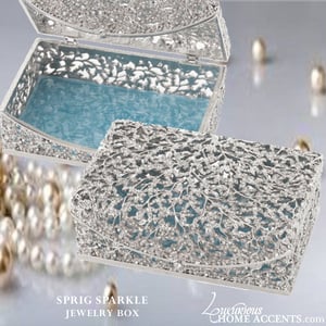 Image of Bliss Sprig Sparkle Jewelry Box