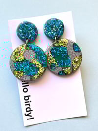 Eloise Small Double Disc Greens & Blues