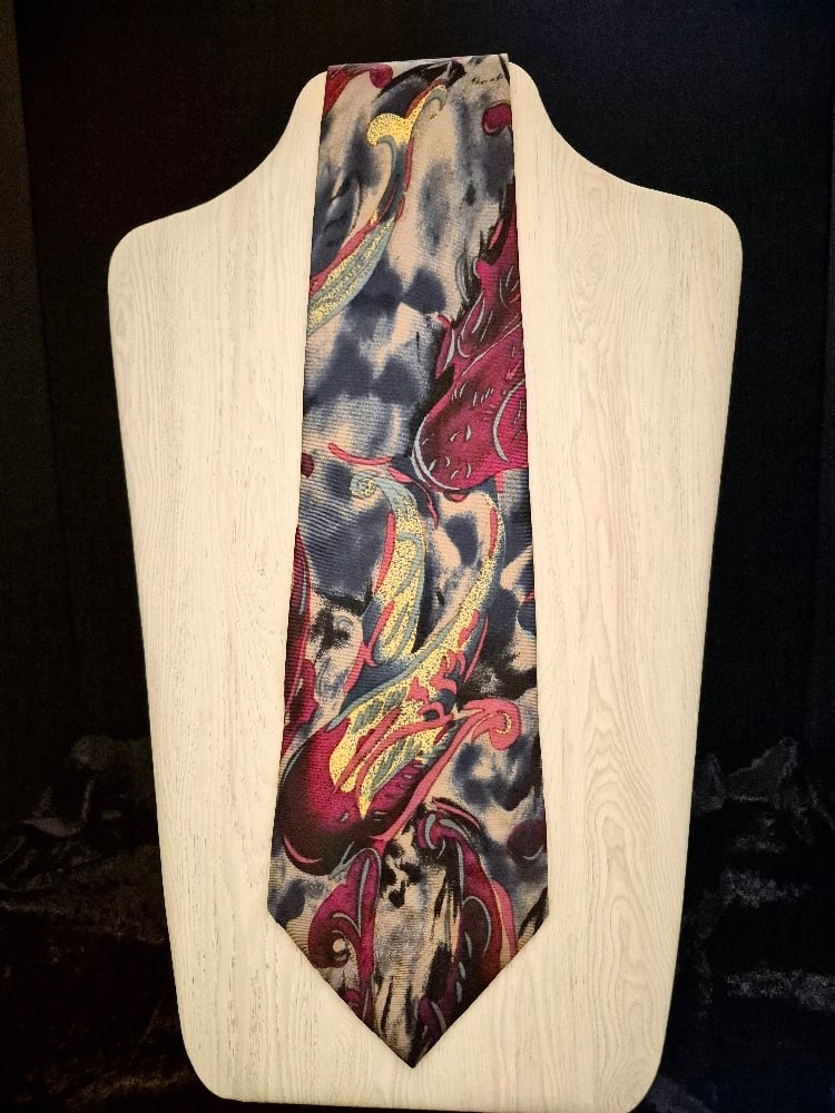 Image of Abstract Multi Color Men's Necktie 
