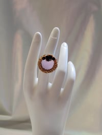 Image 2 of Gold Deco Rings with Pearls and Gems