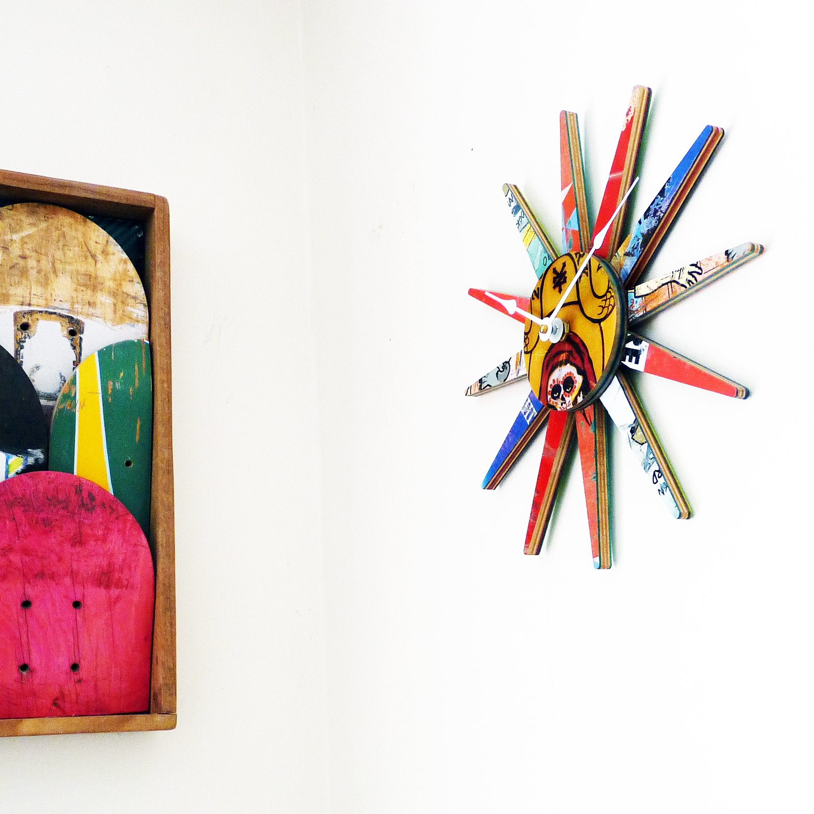 インテリア時計 Deckstool Boneless SKateClock Boneless