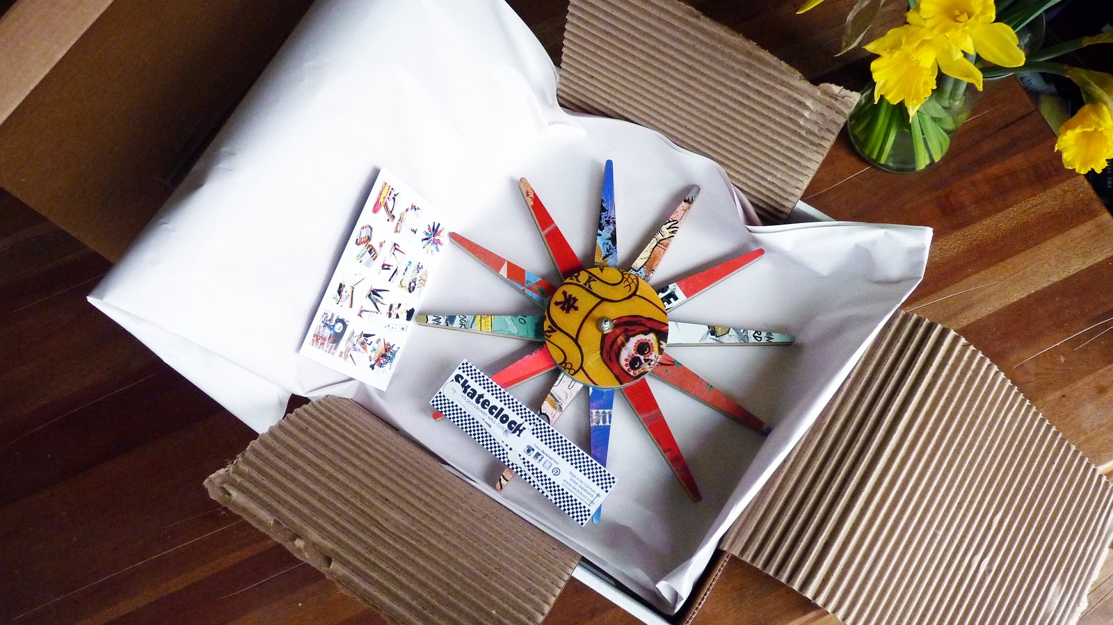 SkateBurst Skateboard Clock- 12