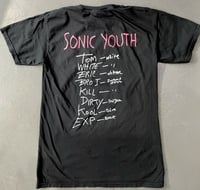 Image 2 of IN STOCK - Sonic Youth - Disappearer - Traci Lords 1992 Tour Shirt Reprint