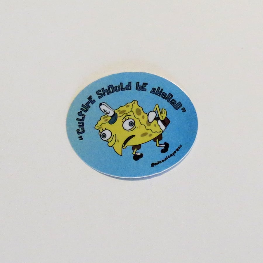 Spongebob Culture Sticker