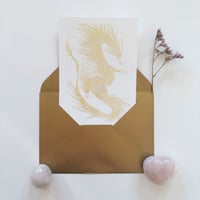 Greeting Card *Gold Dragon*