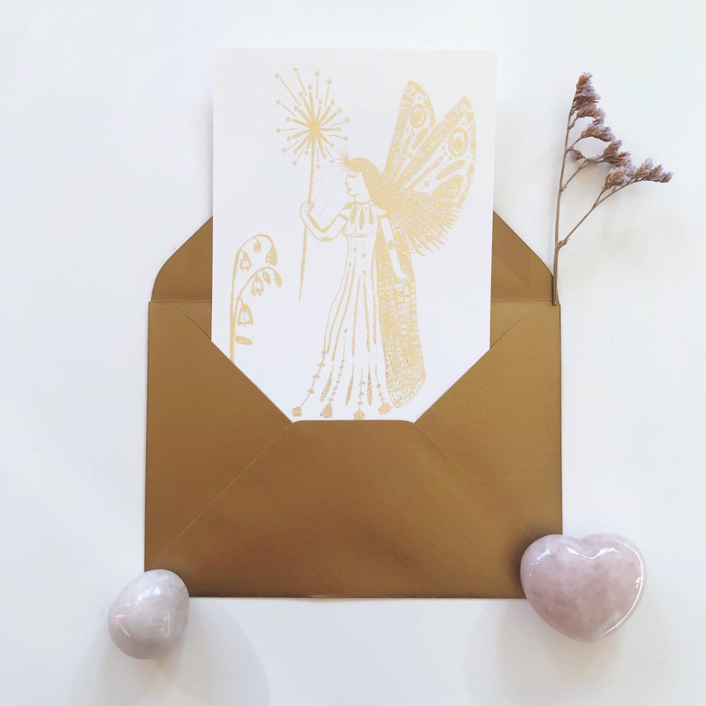 Image of Greeting Card *Gold Fairy*