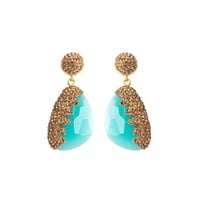 Image 1 of Mary Earrings - Turquoise