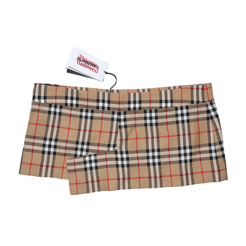 Image of Vivienne Westwood x Burberry Micro Skirt