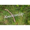 Mountain Life Recycled Raw Steel Sign