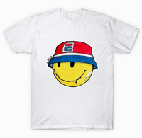 Image 1 of E Bucket Hat Old Skool Smiley T Shirt