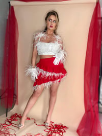 Image 2 of Valentines Feather Co-Ord Set 50% OFF LAST IN STOCK