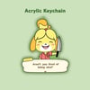 Tired of Being Nice Acrylic Keychain