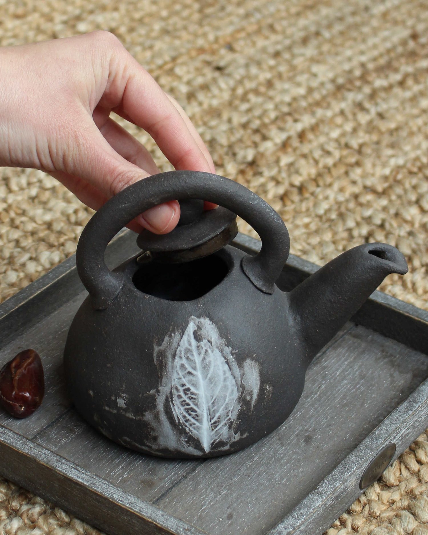 Image of Teapot , Autumn Theme