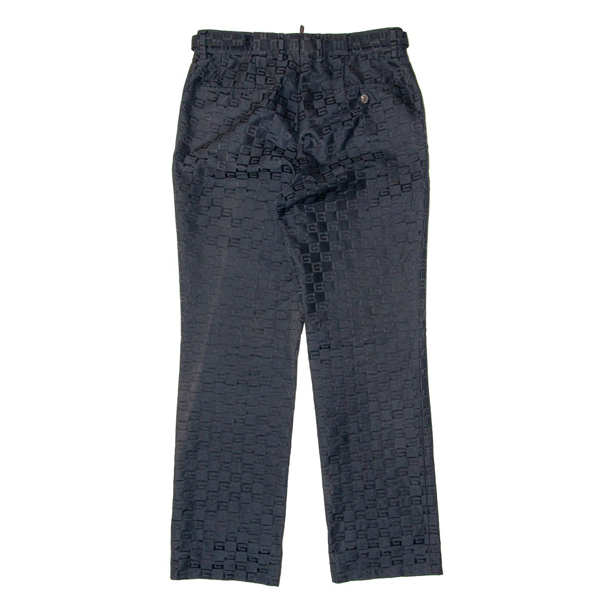 Image of Gucci by Tom Ford 2000 Mens Runway Logo Trousers