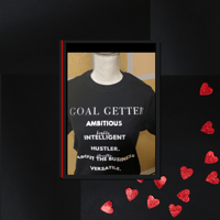 Goal Getter Tee  [Reflective + White]