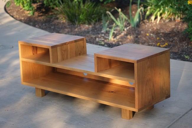 White Oak Media Cabinet