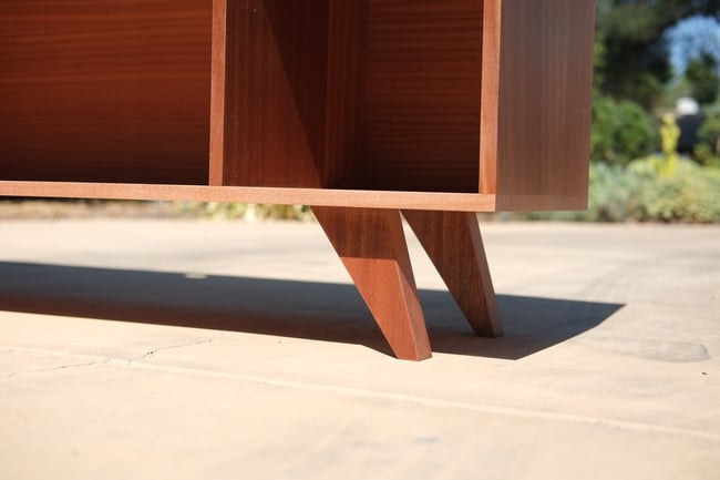 Custom Mahogany Media Cabinet