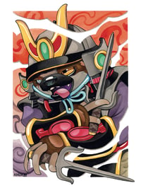 -PRINT- Samurai Sloth