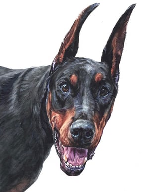 Image of Custom Mini Watercolor Sketch