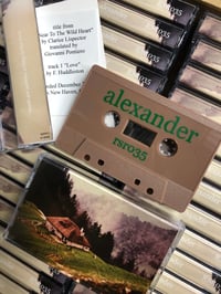 Image 2 of [RSR-035] Alexander "Words Are Pebbles Rolling In The River" Cassette   