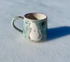"Snowy Cat" Mug 