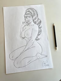 Image 1 of RETRO PINUP Original sketch