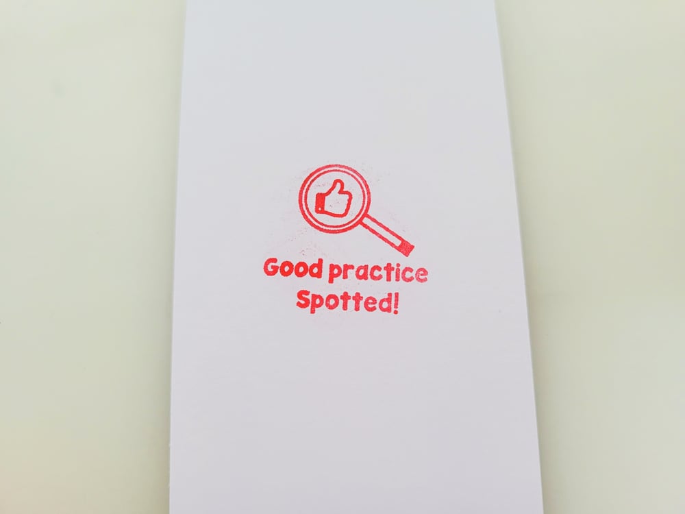 Good Practice Spotted Stamp