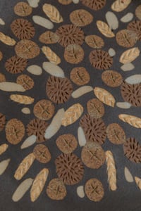 Image 3 of Porcelain Inlay Hanging Platter - Autumn no. 1