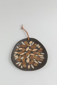 Image 1 of Porcelain Inlay Hanging Platter - Autumn no. 2