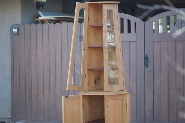 Custom Corner Cabinet