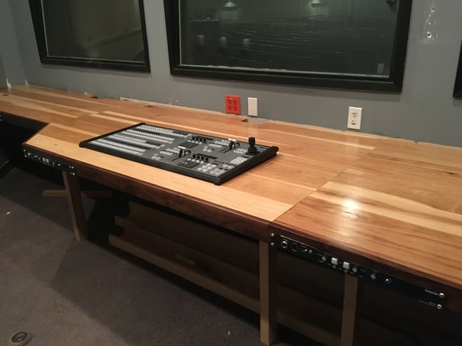 Custom Video Room Desk