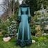 Deep Green Limited Edition Ruffled Dominique Vegan Dressing Gown SIZE S Image 3